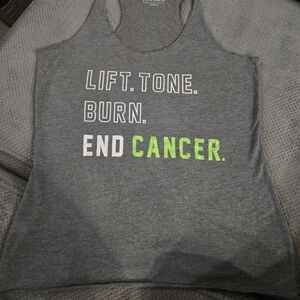 Pure Barre Charcoal Sleeveless Top